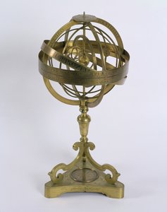 Una esfera armilar del sistema copernicano, 1764